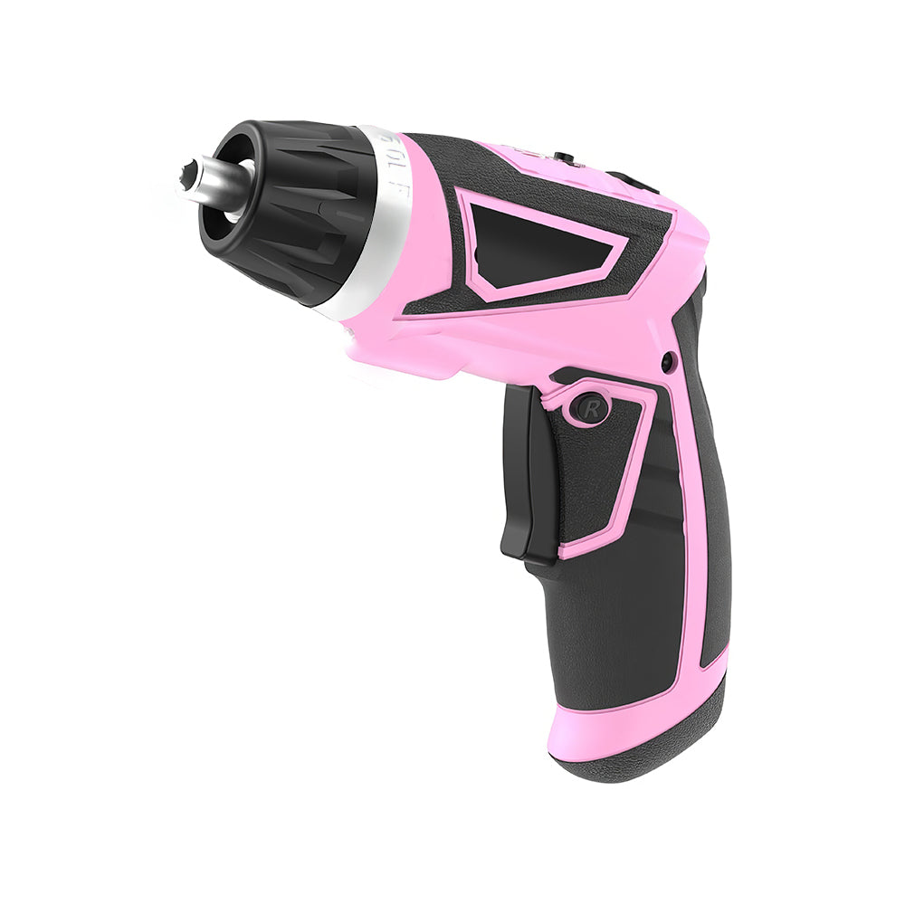 8V Cordless Electric Screwdriver Set, 10Nm Torque, LED, 34-Piece Kit