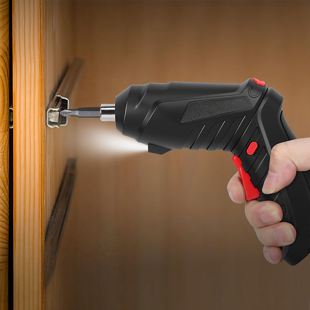 3.6V Cordless Electric Screwdriver, 3.5Nm USB-Rechargeable with LED Light