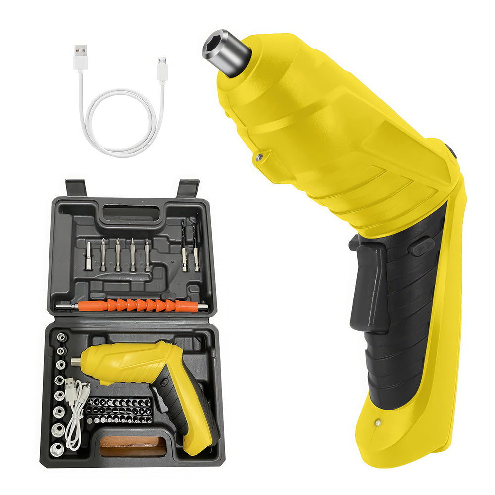 3.6V Rechargeable Cordless Electric Screwdriver Set with 47 Accessories