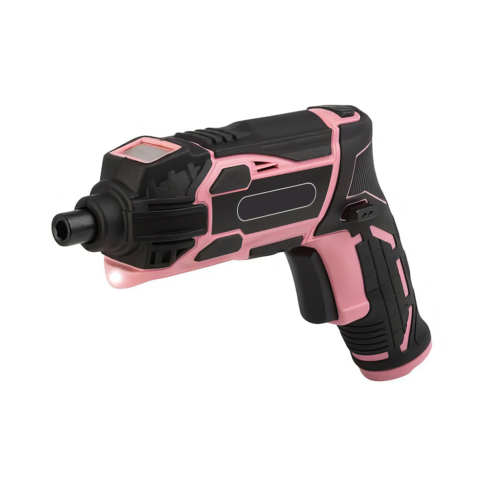 4V Cordless Electric Screwdriver Drill Set with 45 Accessories & LED Light