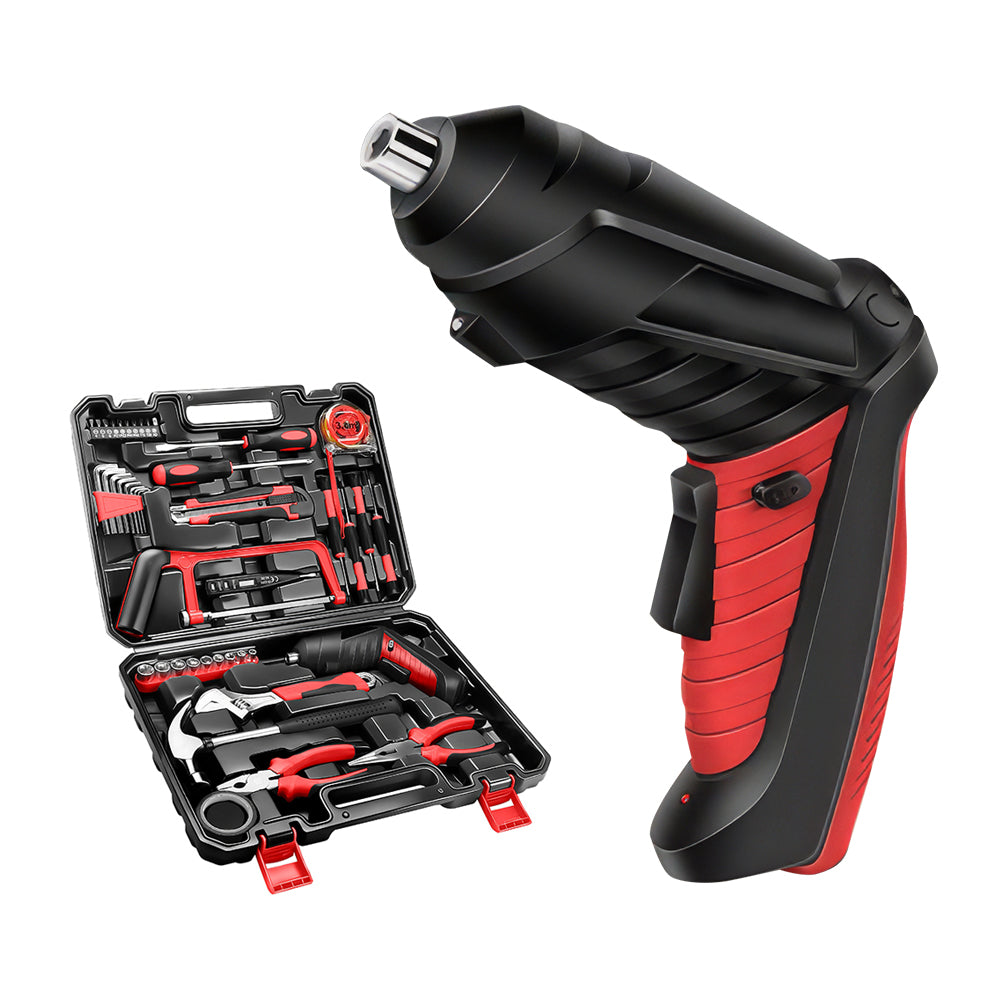 3.6V Cordless Electric Screwdriver 3.5Nm with LED Light & 6-Piece Kit