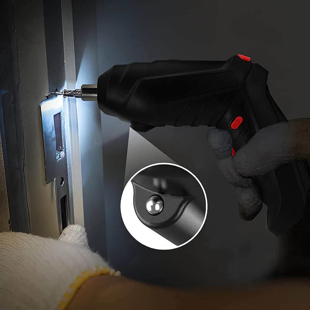 3.6V Rechargeable Cordless Electric Screwdriver Set with 47 Accessories