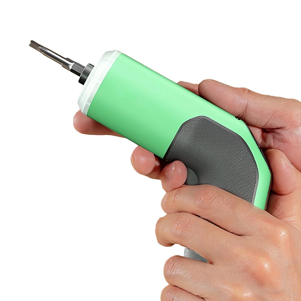 4V Cordless Electric Screwdriver 5Nm with 2000mAh Battery & 18 Bit Set