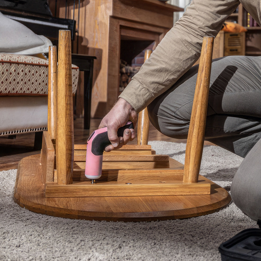 4V Cordless Electric Screwdriver 5Nm with 2000mAh Battery & 18 Bit Set