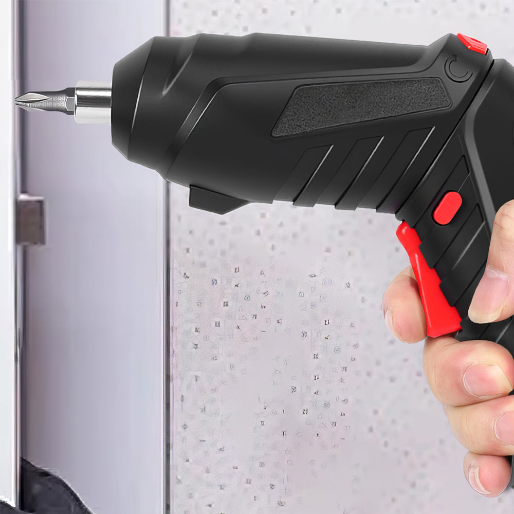 3.6V Cordless Electric Screwdriver, 3.5Nm USB-Rechargeable with LED Light